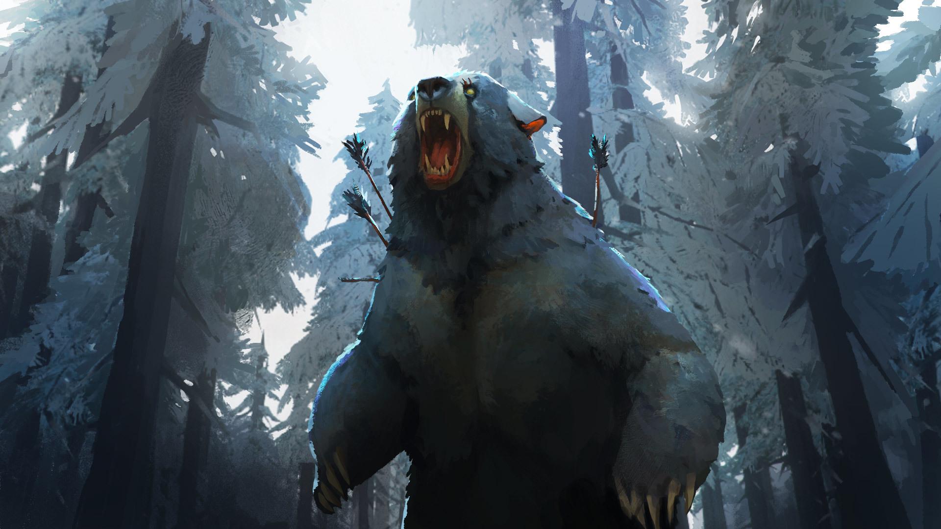 Wounded bear. Wallpapers from The Long Dark