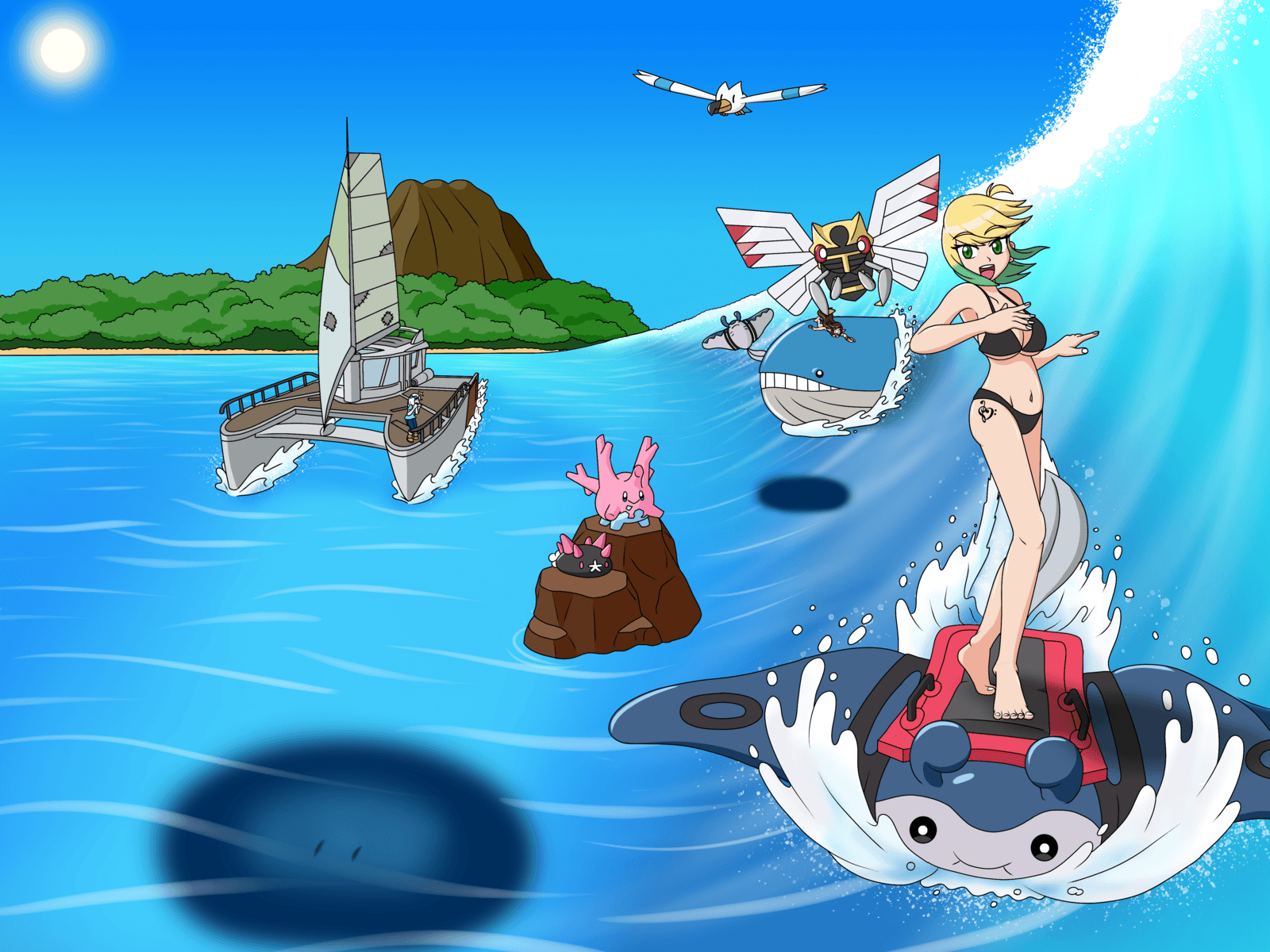 Mantine Surfing by CSGameGalaxy