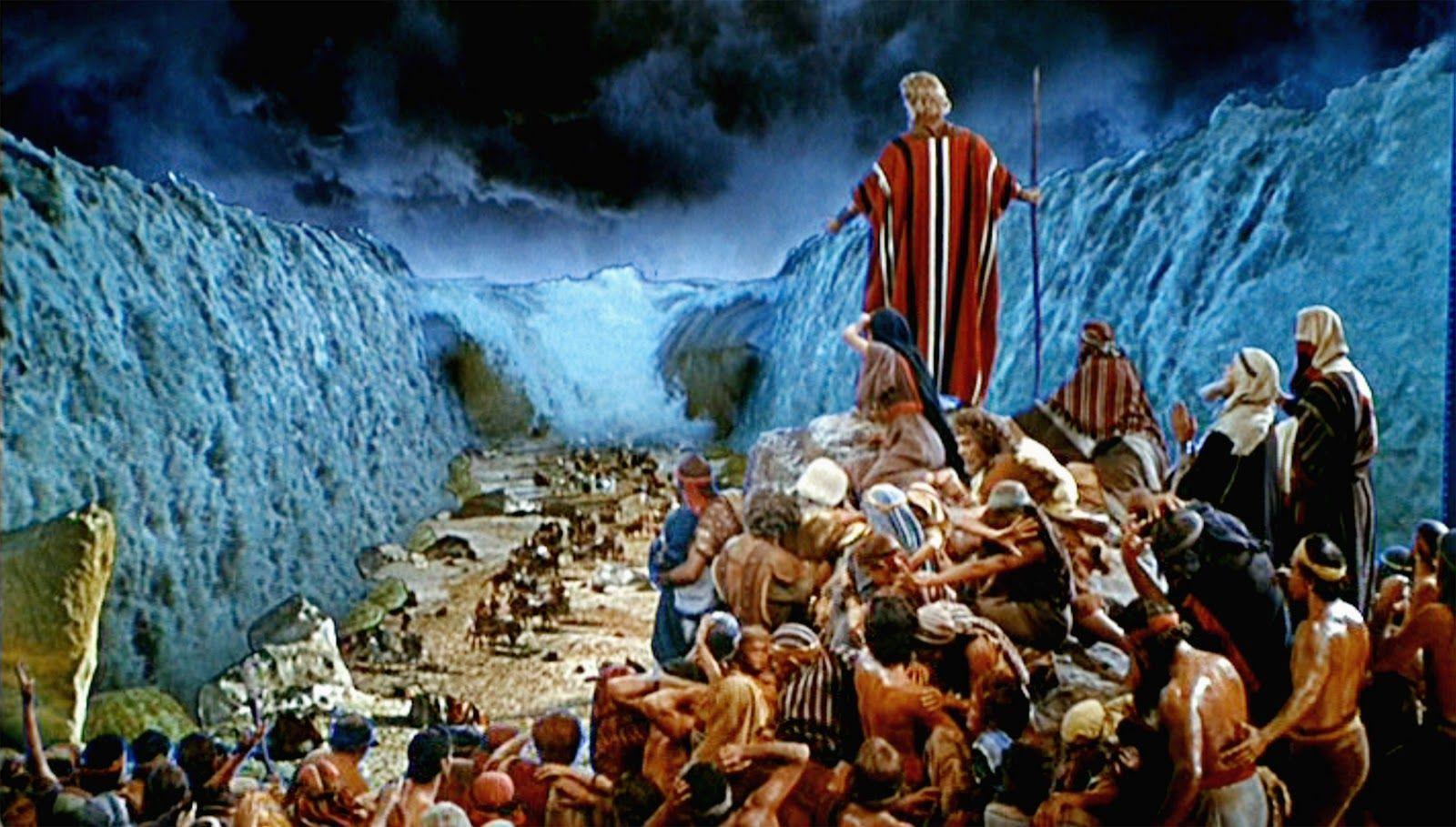 Bondage Sortie Moses Parting The Red Sea .