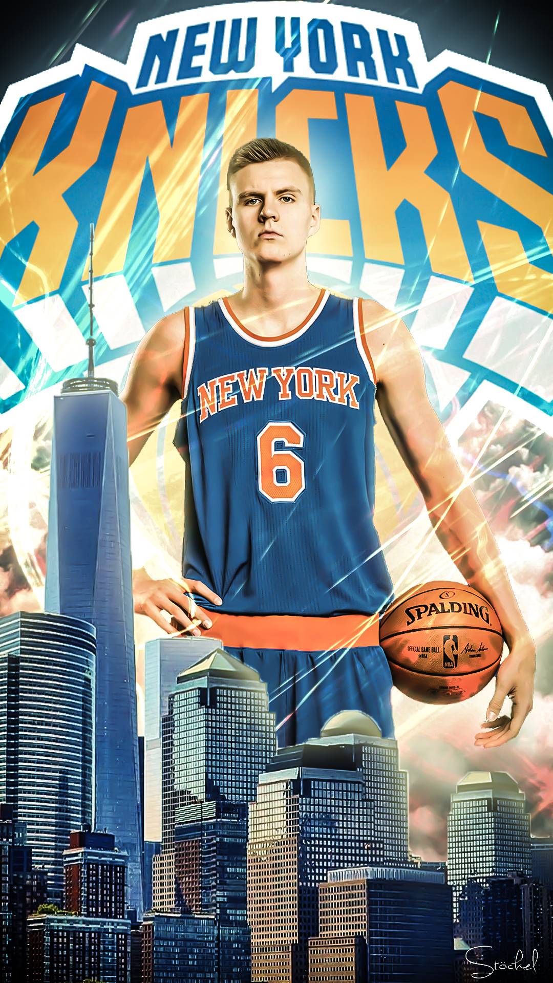 Made a Kristaps Porziņģis mobile wallpapers to celebrate the mobile