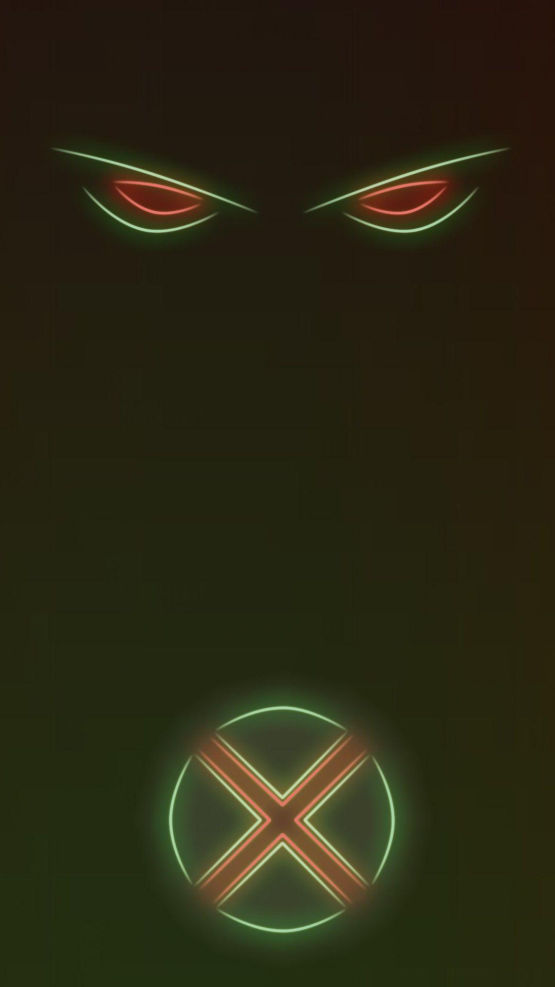 Neon Light Superhero Martian Manhunter 1080 x 1920 Wallpapers