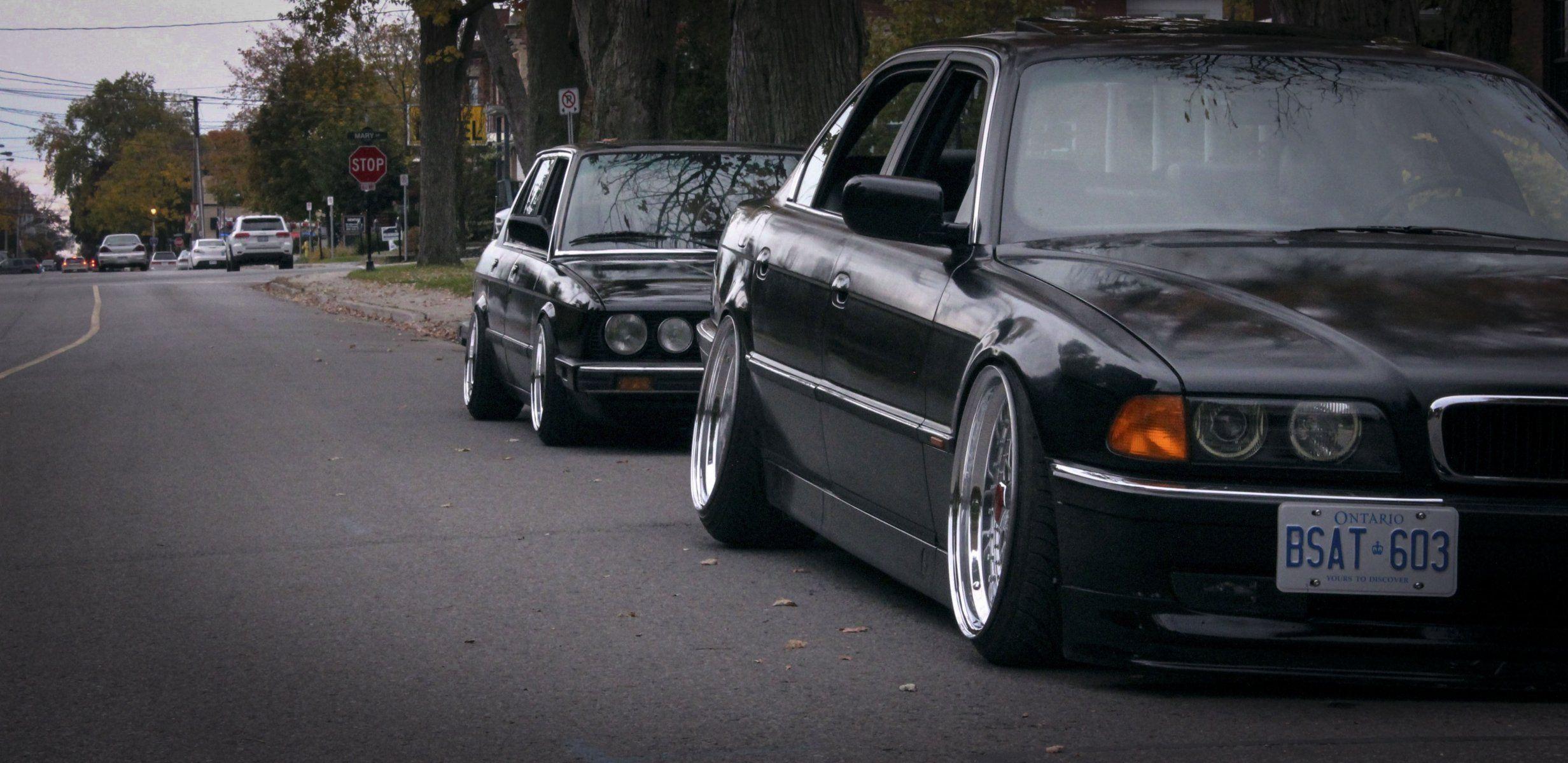 bmw e28 e38 stance tuning HD wallpapers