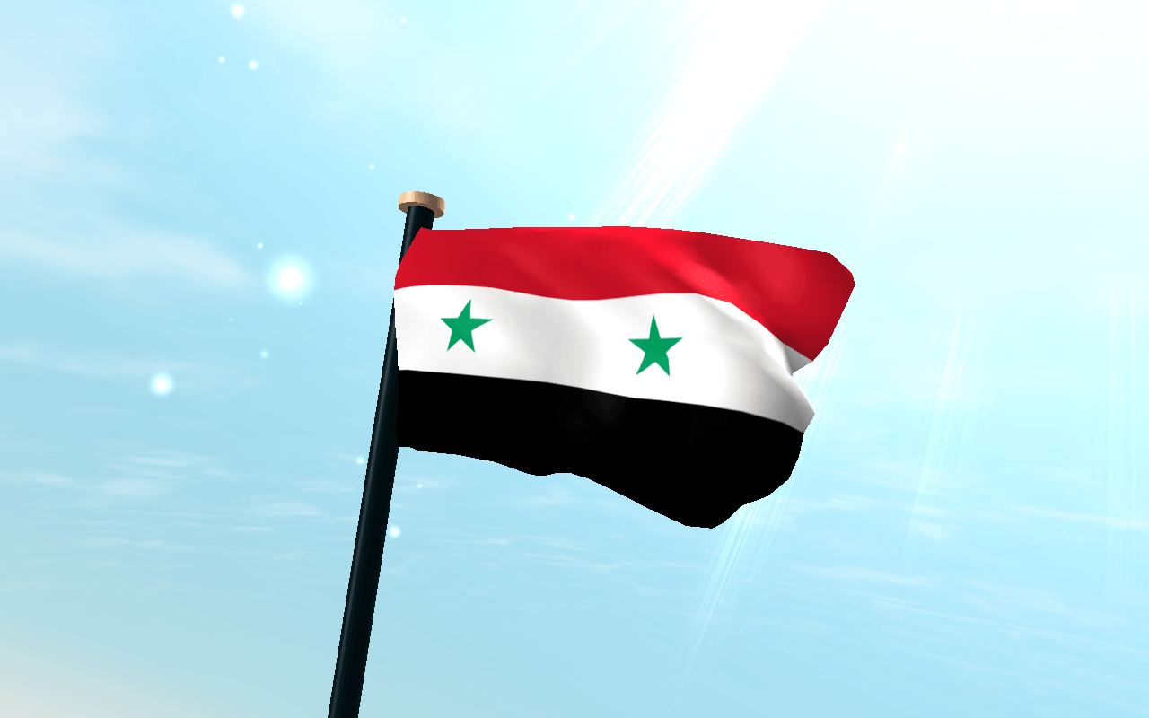 Syria Flag 3D Free Wallpapers