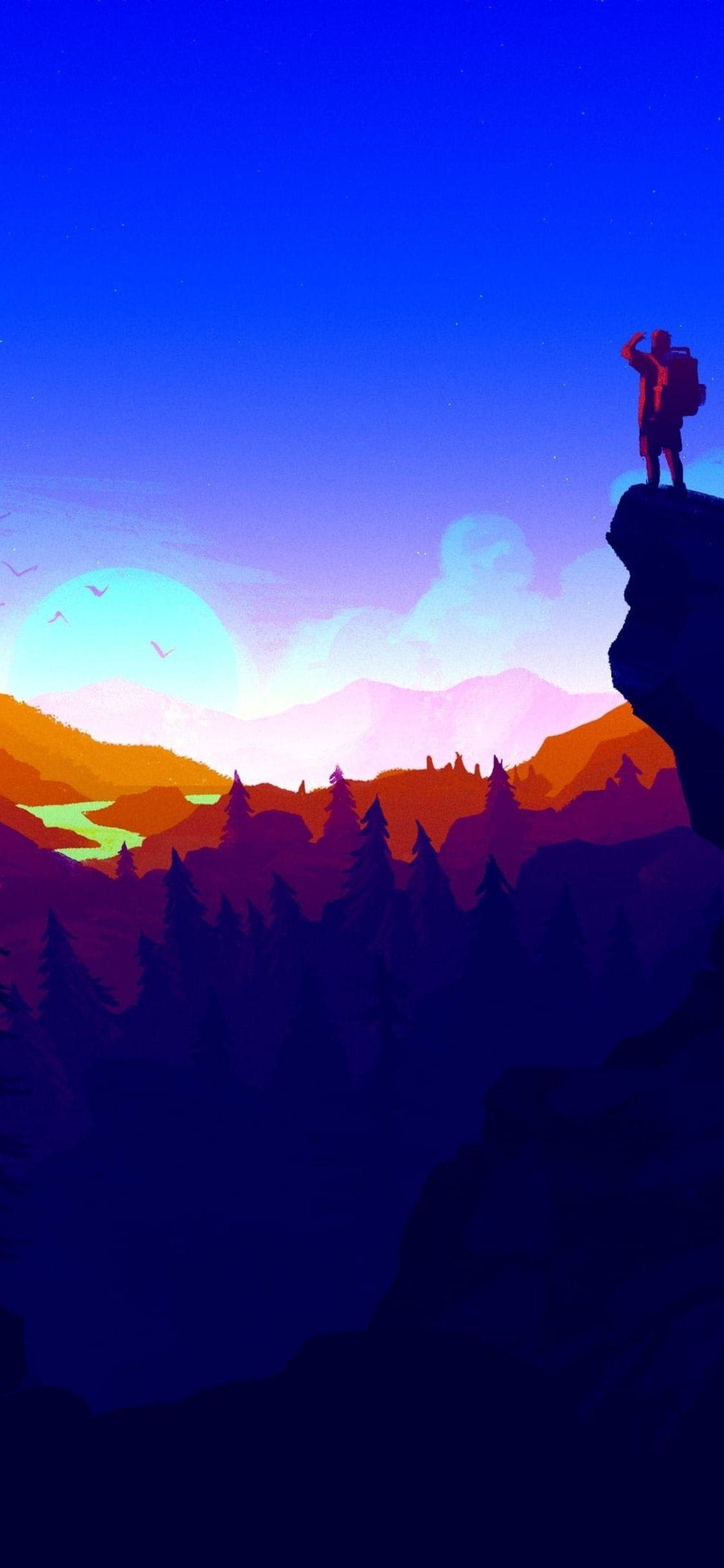 Firewatch 4k Iphone XS,Iphone 10,Iphone X HD 4k Wallpapers