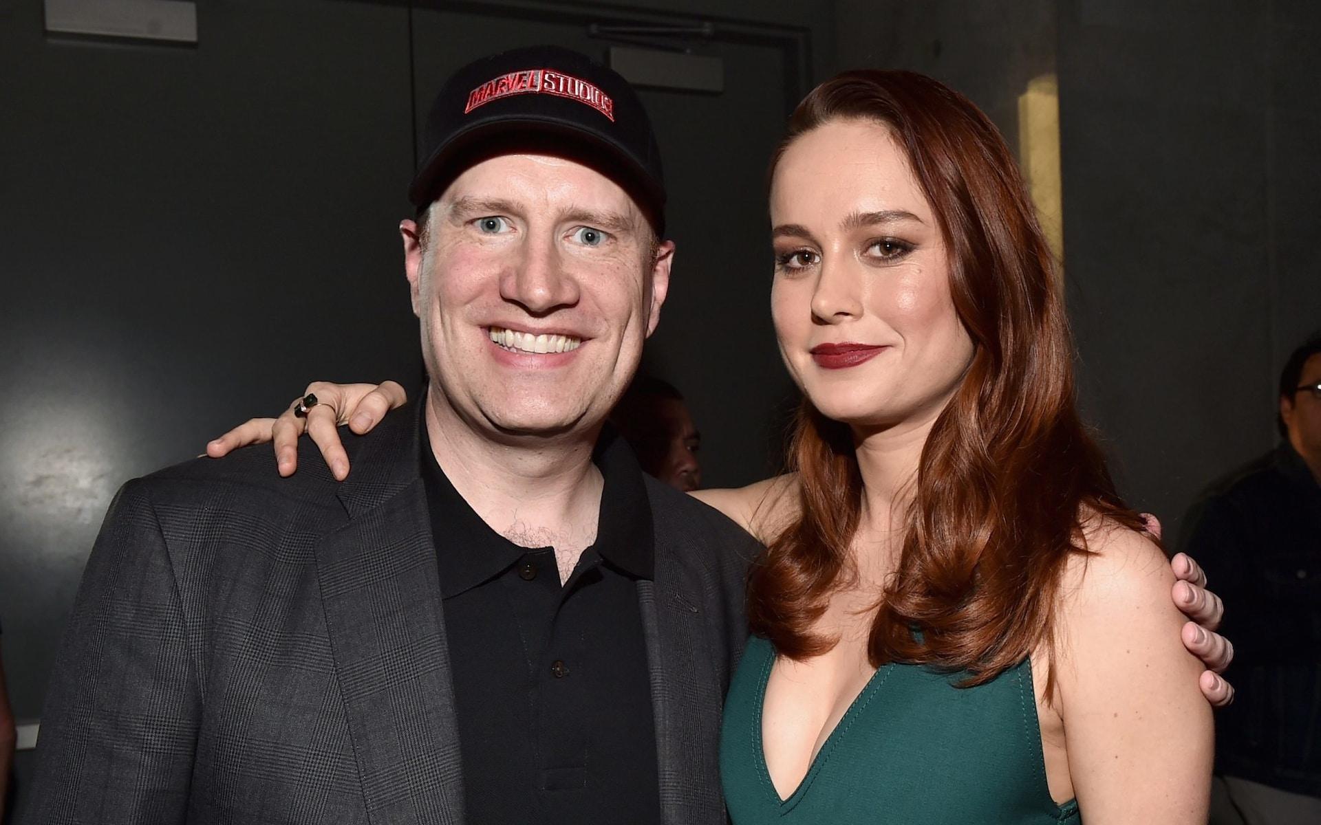 Kevin Feige Talks ‘Captain Marvel’ Set Photos