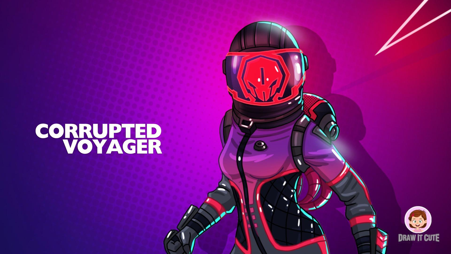 ART] Corrupted Voyager fan art : FortNiteBR