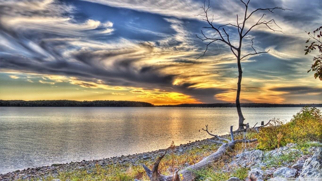 Clinton Lake, Lawrence, Kansas HD Desktop Wallpapers : Widescreen