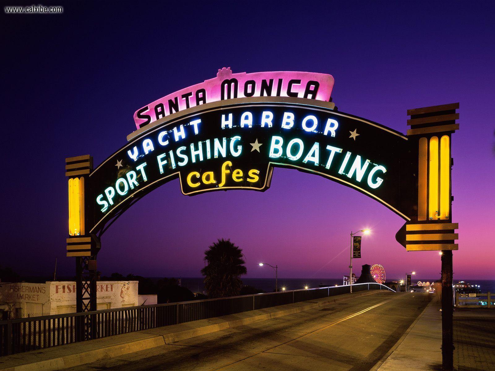 Known places: Santa Monica Pier Santa Monica California, picture nr