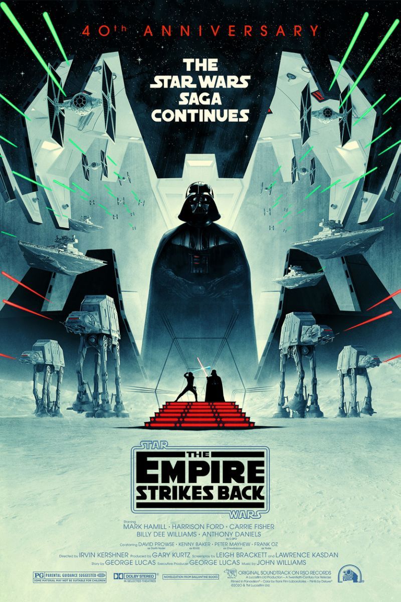 The Empire Strikes Back gets a striking new poster for its 40th anniversary