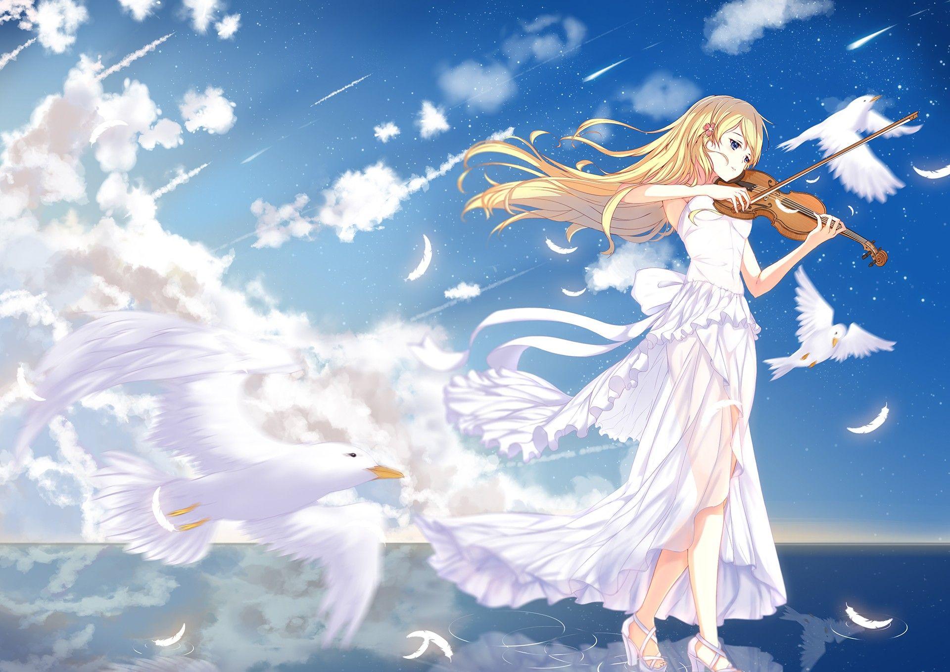 Wallpapers : anime, Shigatsu wa Kimi no Uso, Miyazono Kaori