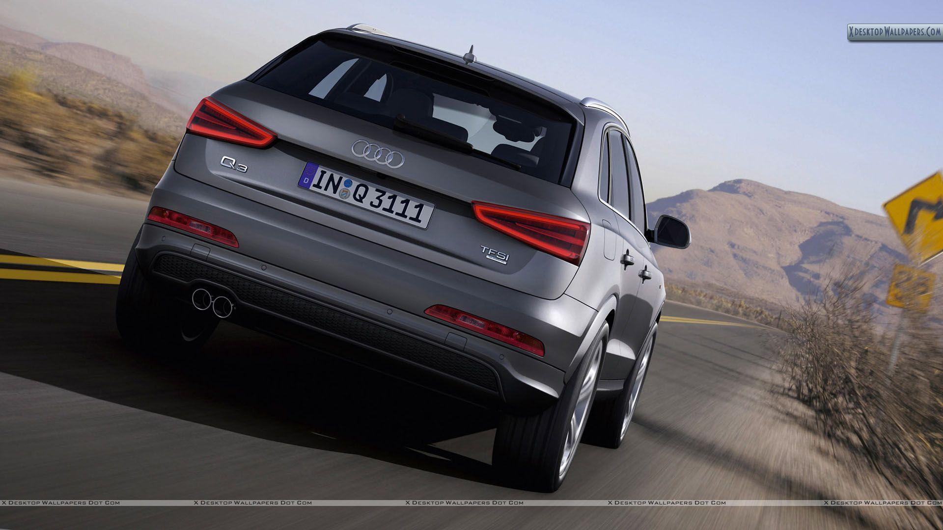 2012 Audi Q3 Quattro S Line – On Desert Highway Wallpapers