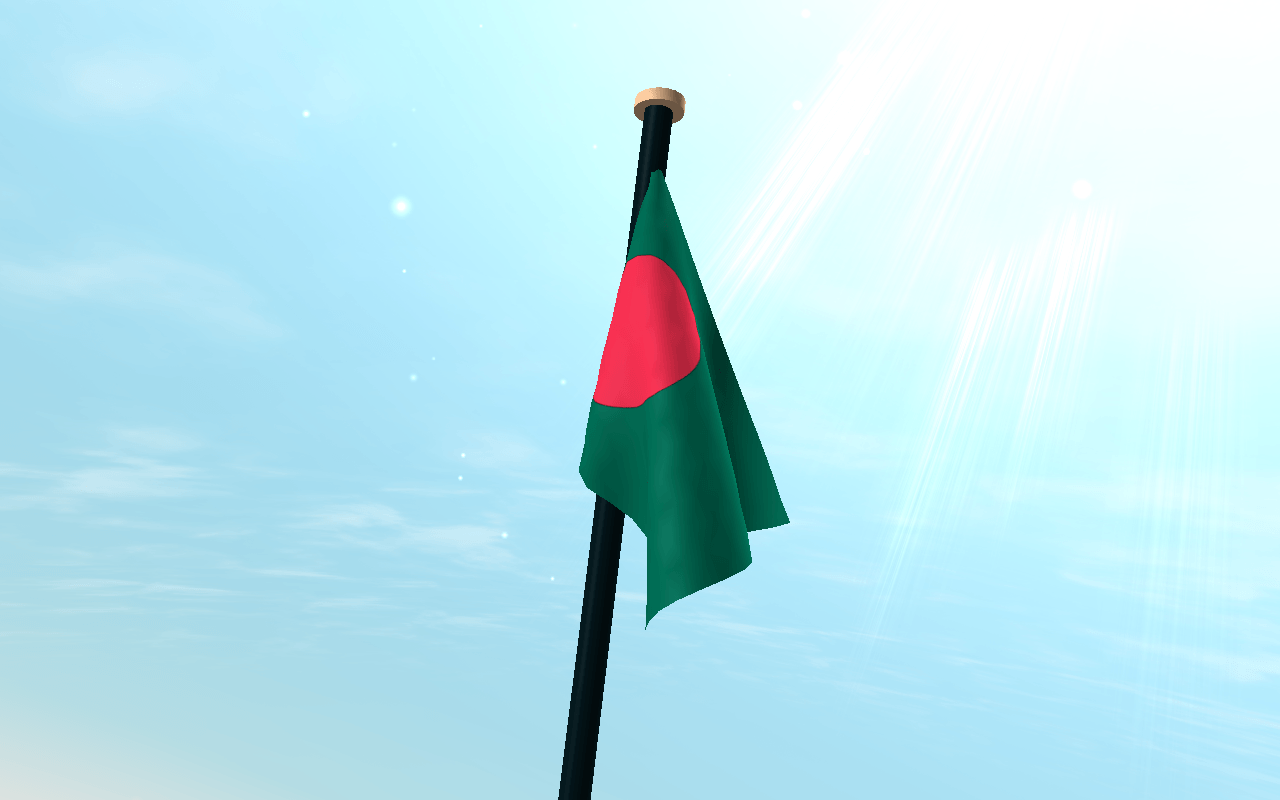 Bangladesh Flag 3D Free