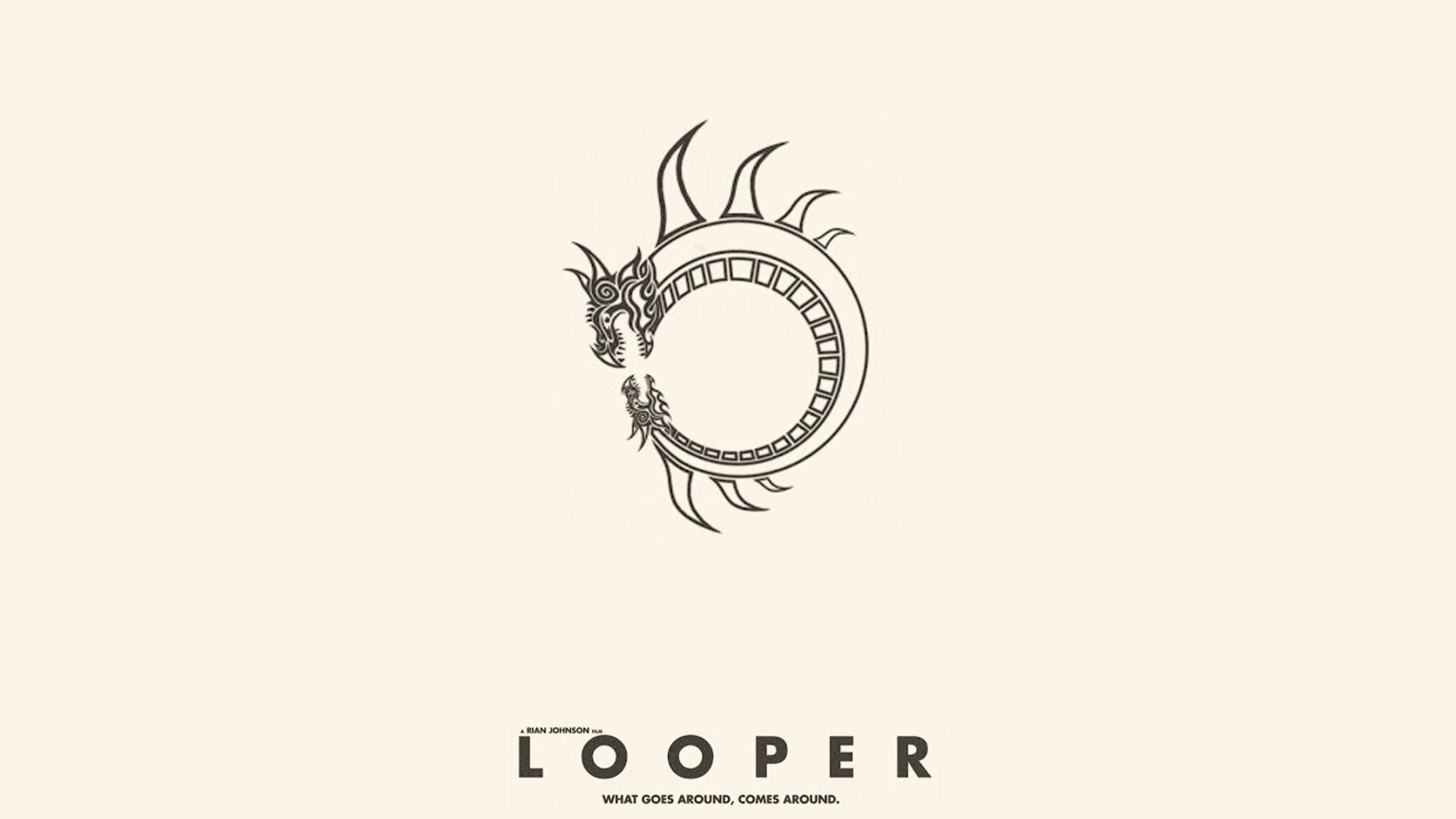 minimalistic, movies, Bruce Willis, fan art, thriller, Looper