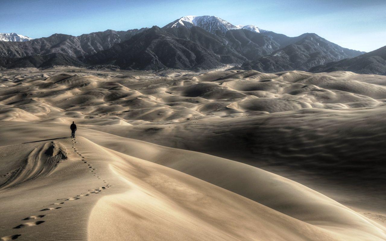 Picture High Dune Great Sand Dunes National Park HDRI Nature Desert