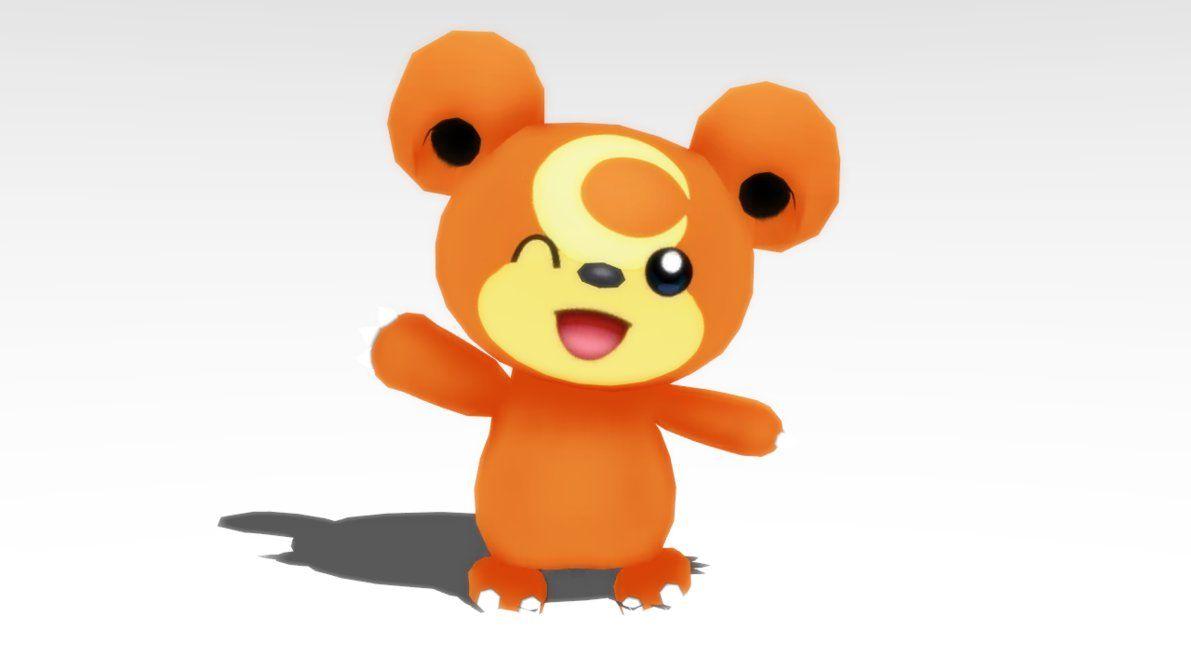 MMD Pokemon Teddiursa Model DL by MMDSatoshi