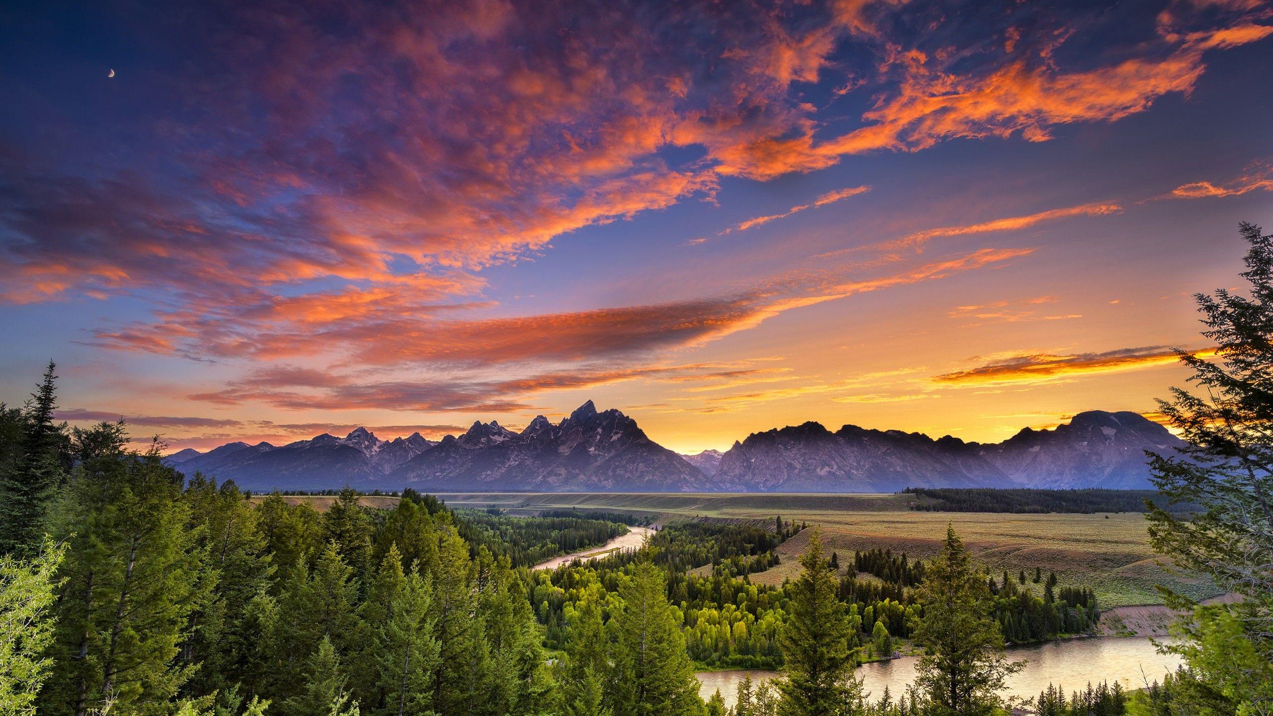 Wallpapers Grand Teton National Park, 4K, Nature,