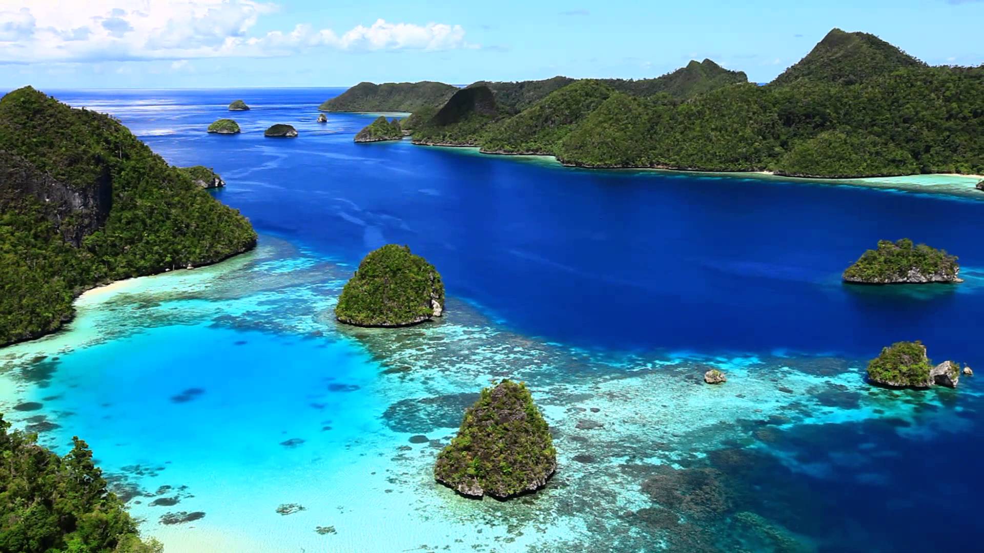 Raja Ampat Haven Eye Beautiful Hd Wallpapers Blue Ocean Island