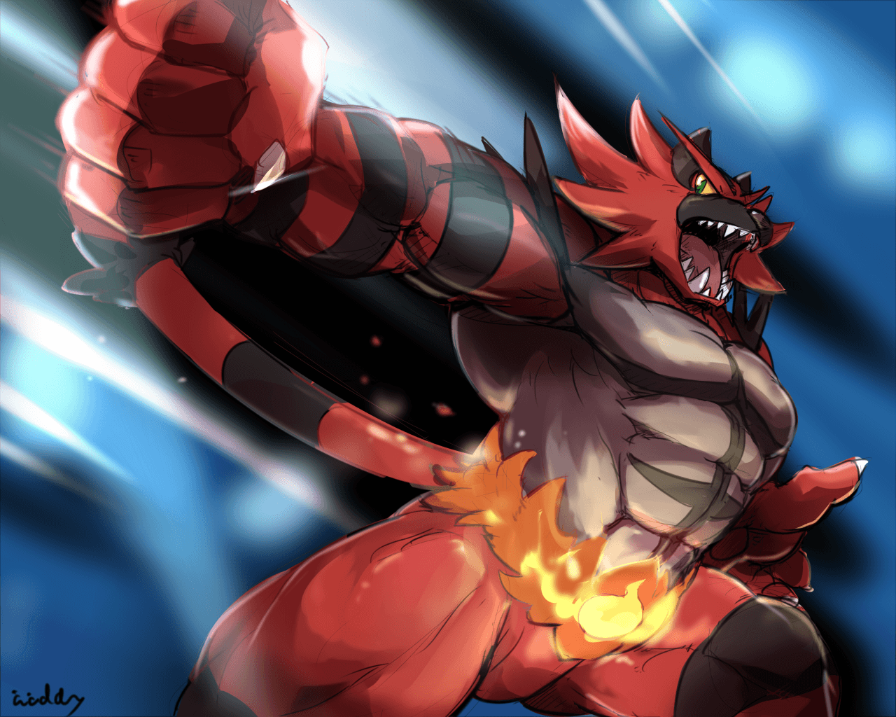 Incineroar by WaddleDox