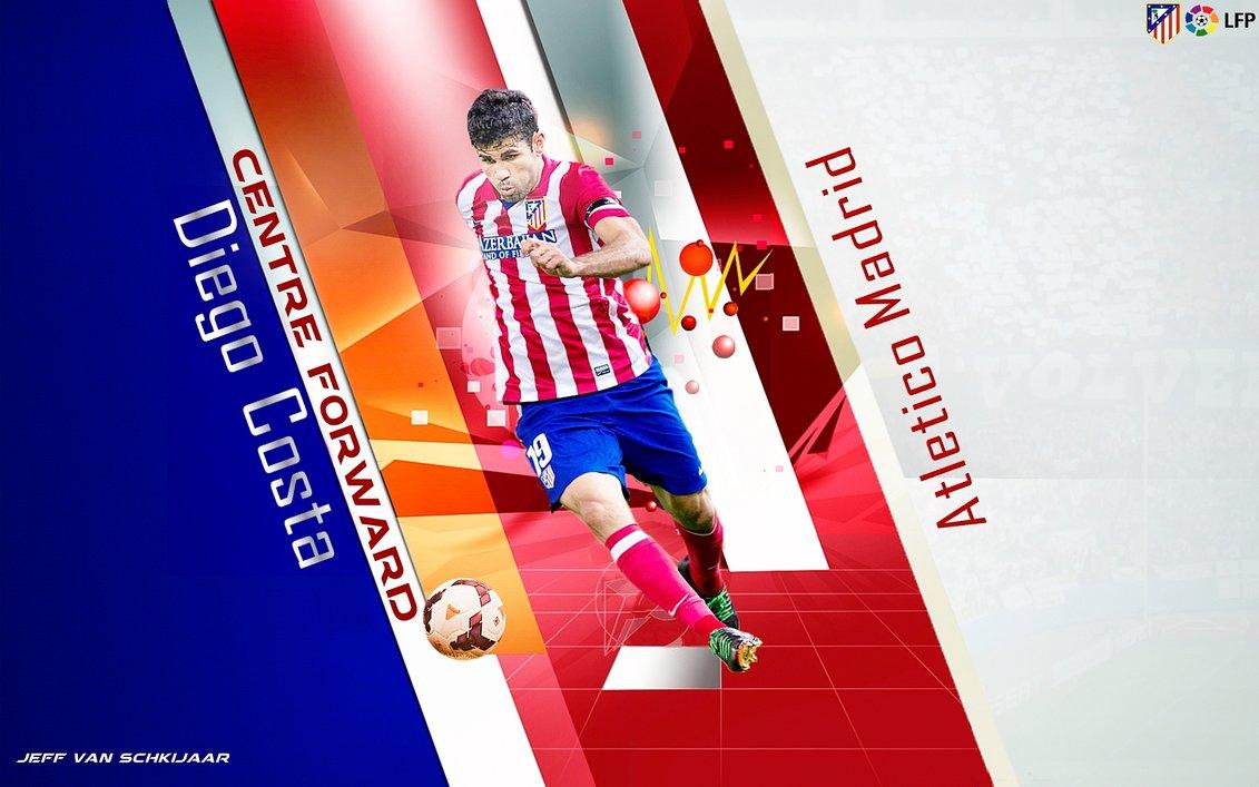 diego costa atletico madrid wallpapers hd