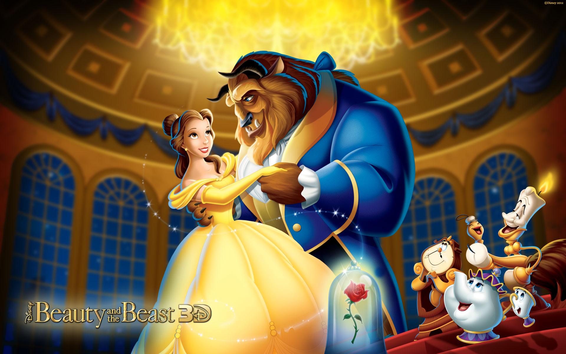 Disney Princess image Beauty And The Beast 3D HD wallpapers and