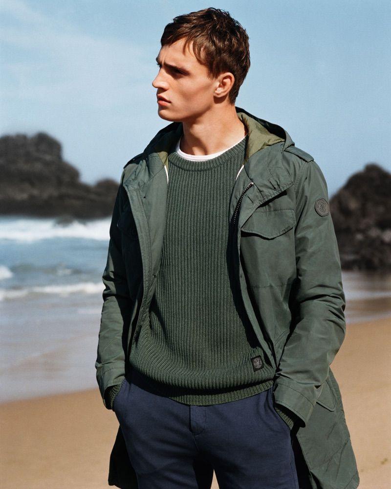 Julian Schneyder Hits the Beach for Marc O’Polo Spring ’19 Campaign