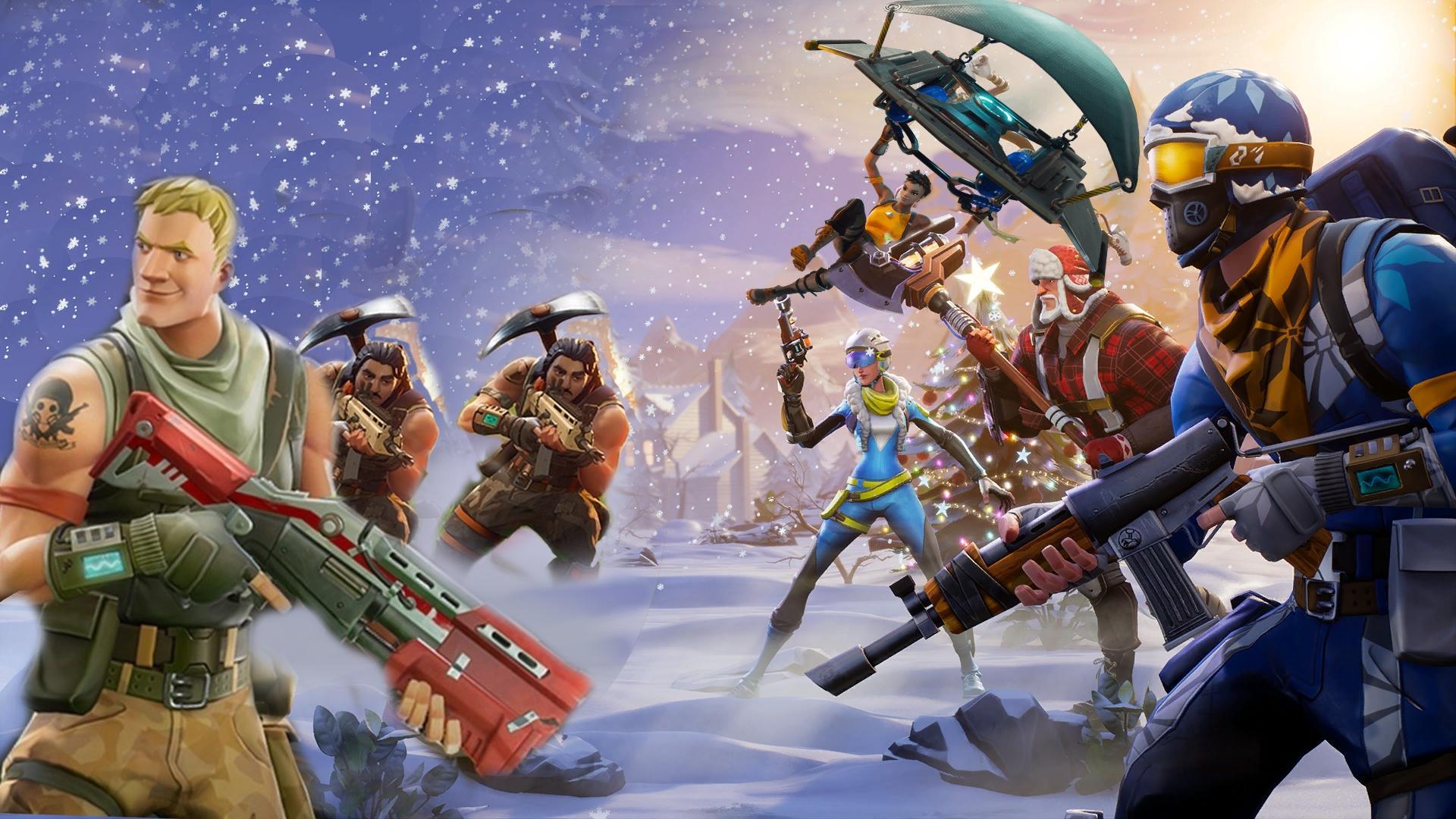 14 Best Free Fortnite Christmas Wallpapers