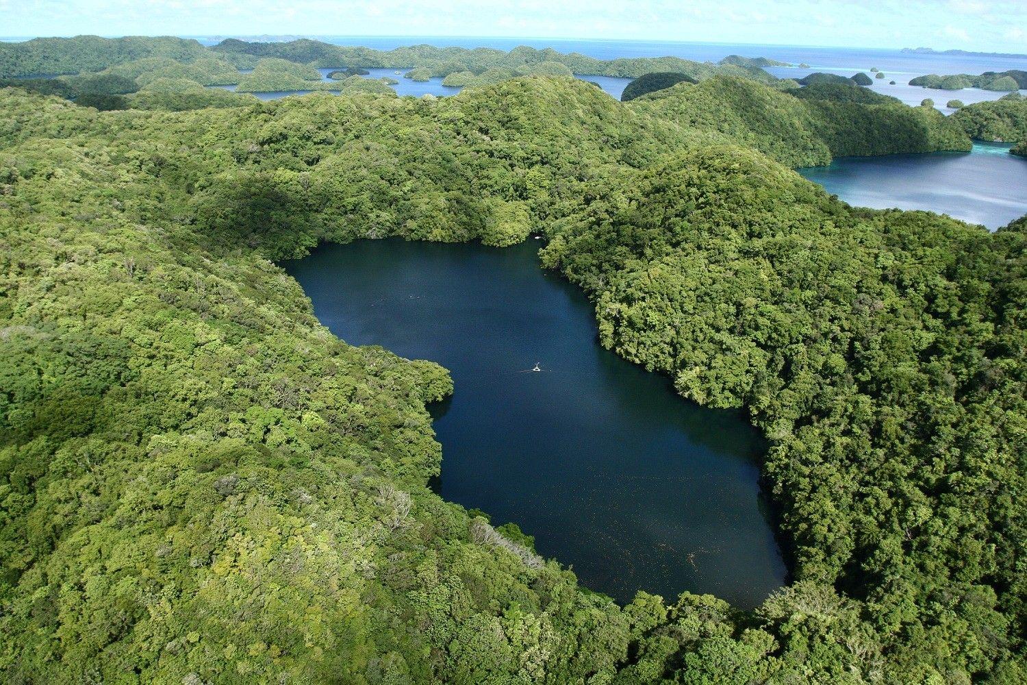 Palau Tag wallpapers: Rock Islands Palau Beautiful Blue Lagoons