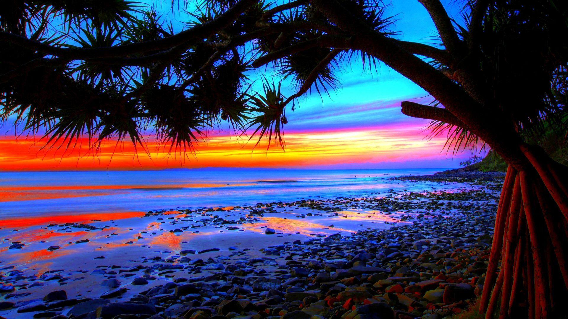 Sunset Beach Wallpapers