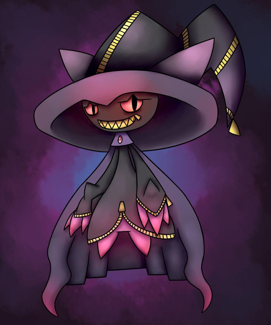 Mega Banette And Mismagius Fusion by Glazly042