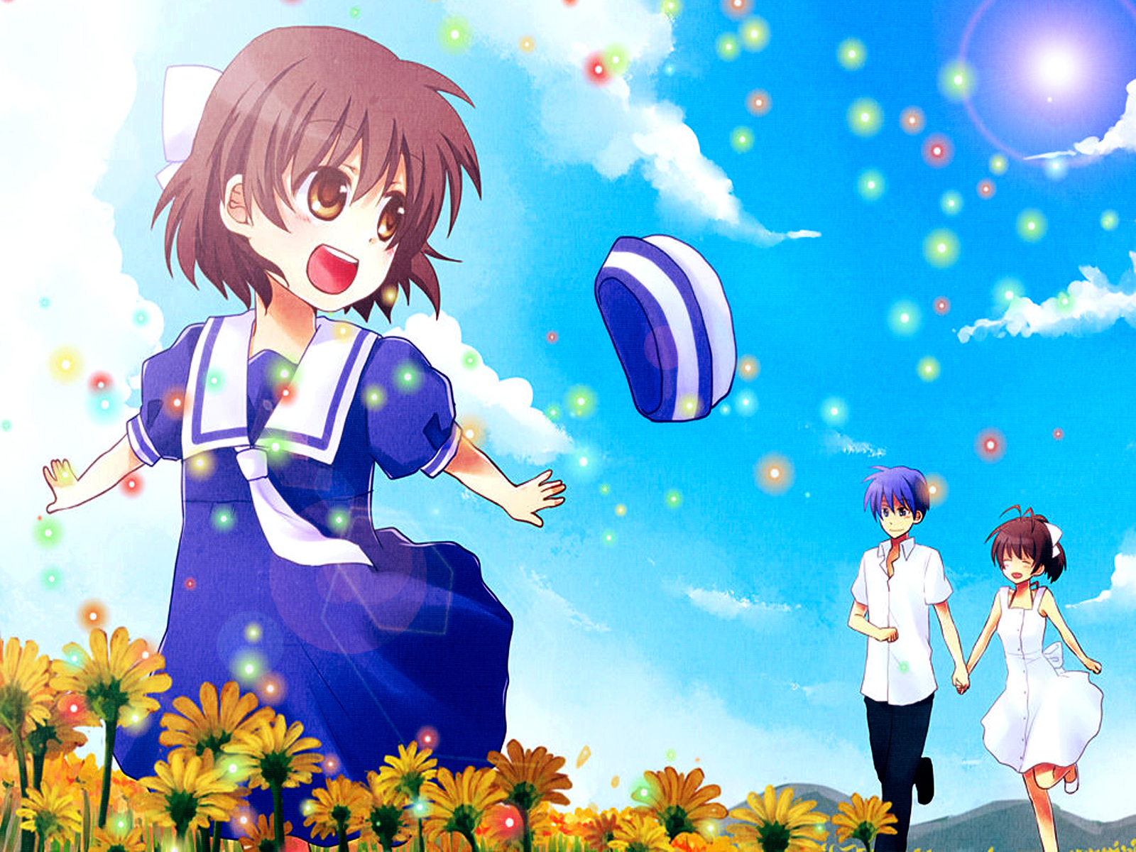 Download wallpapers from anime Clannad with tags: Nagisa Furukawa