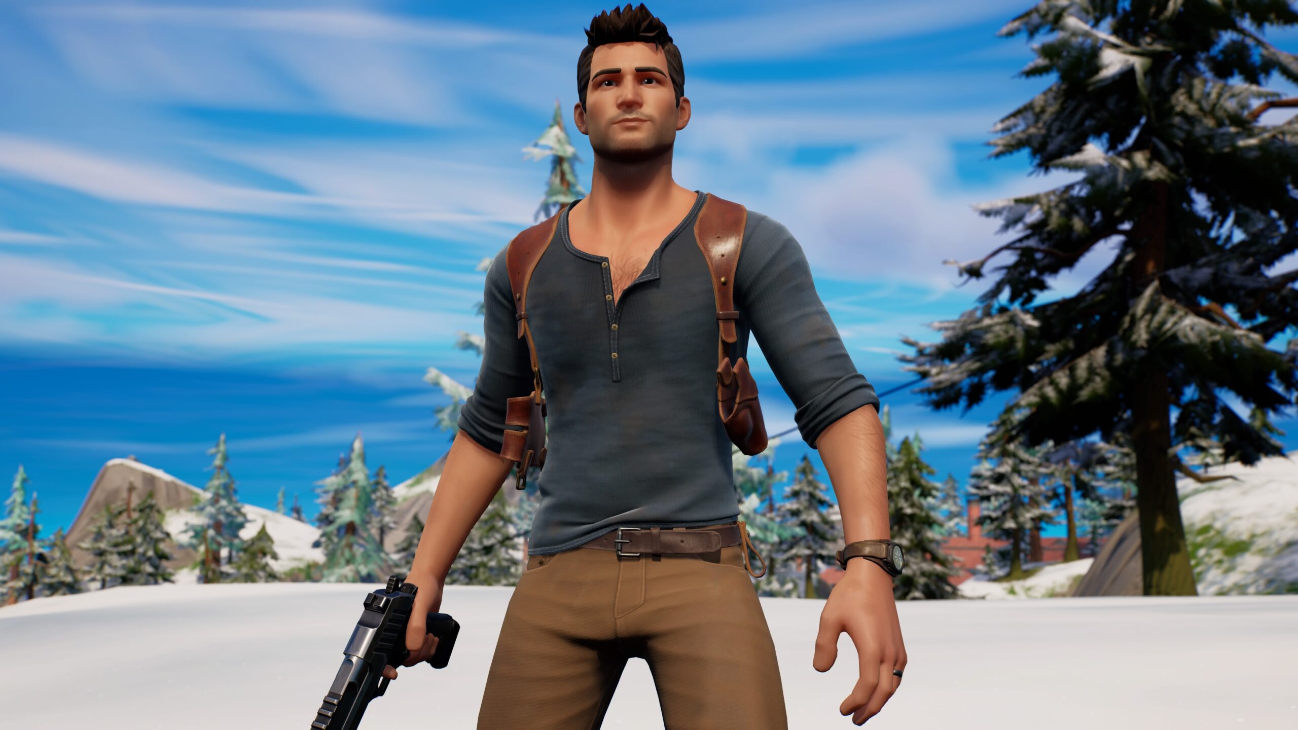 Nathan Drake Fortnite wallpapers