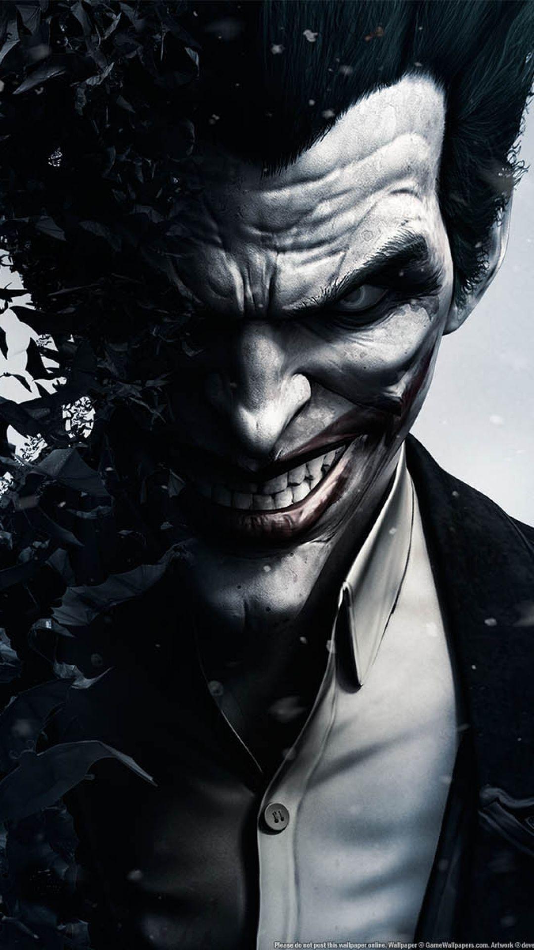 Download Wallpapers Batman arkham origins, Joker, Red cap