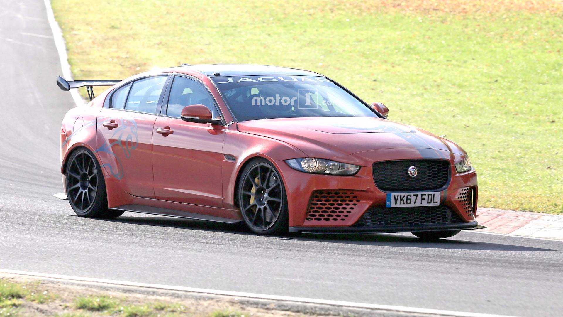 Jaguar XE SV Project 8 Seen In Action Attacking The Nürburgring