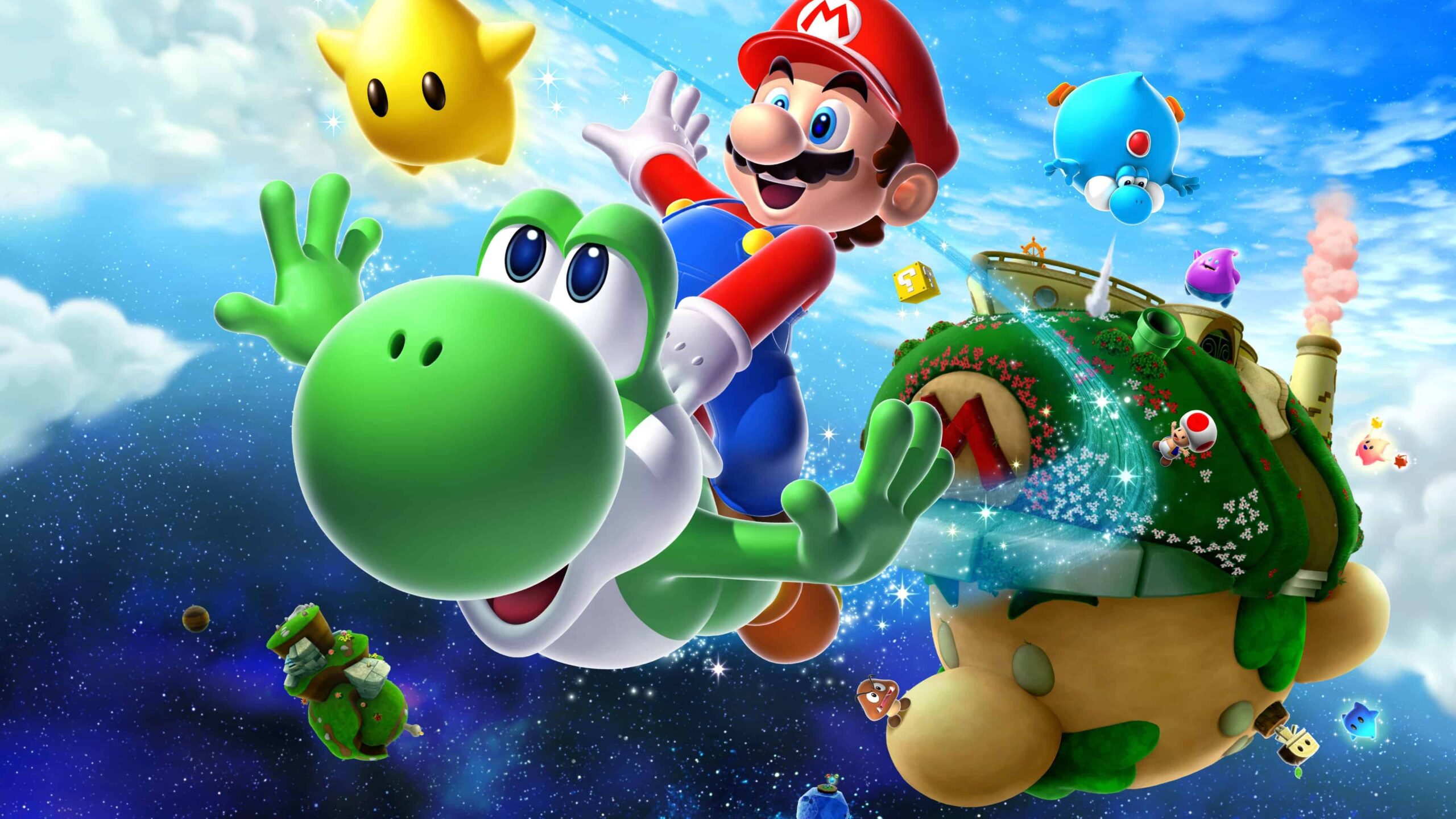 Super Mario Galaxy 2 UHD 4K Wallpapers