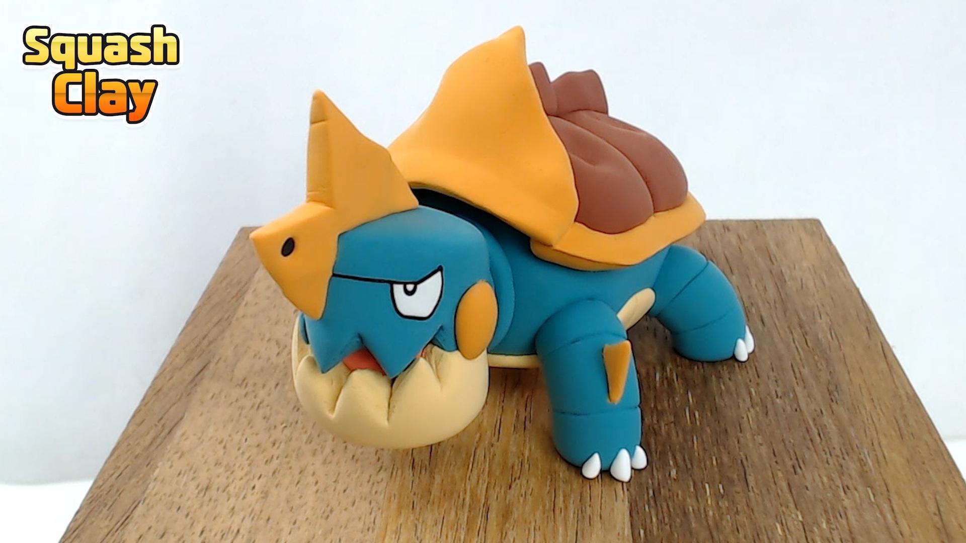 I sculpted Drednaw from Pokémon Sword & Shield : pokemon