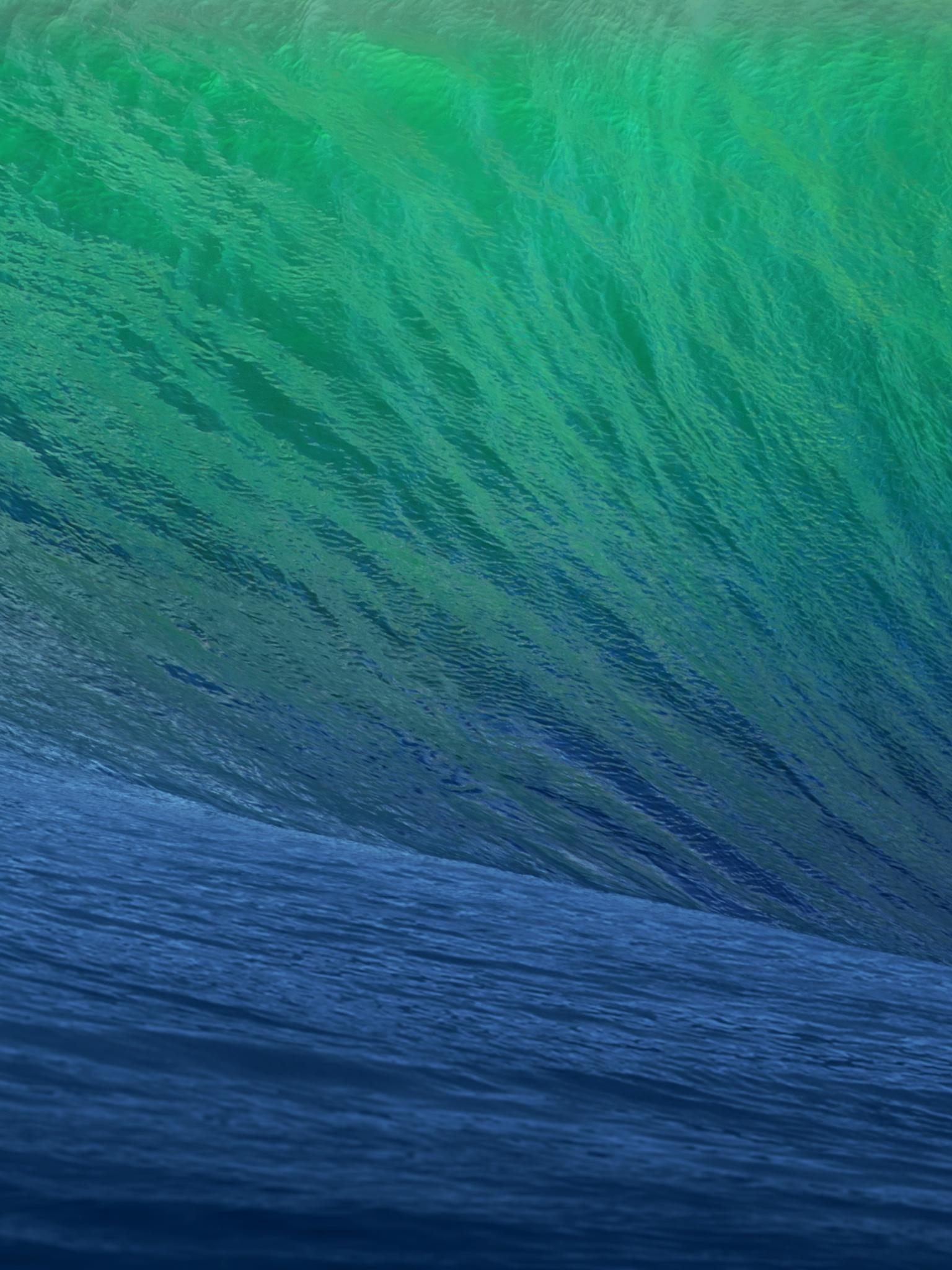 Download OS X Mavericks Wave Ipad 4 wallpapers [