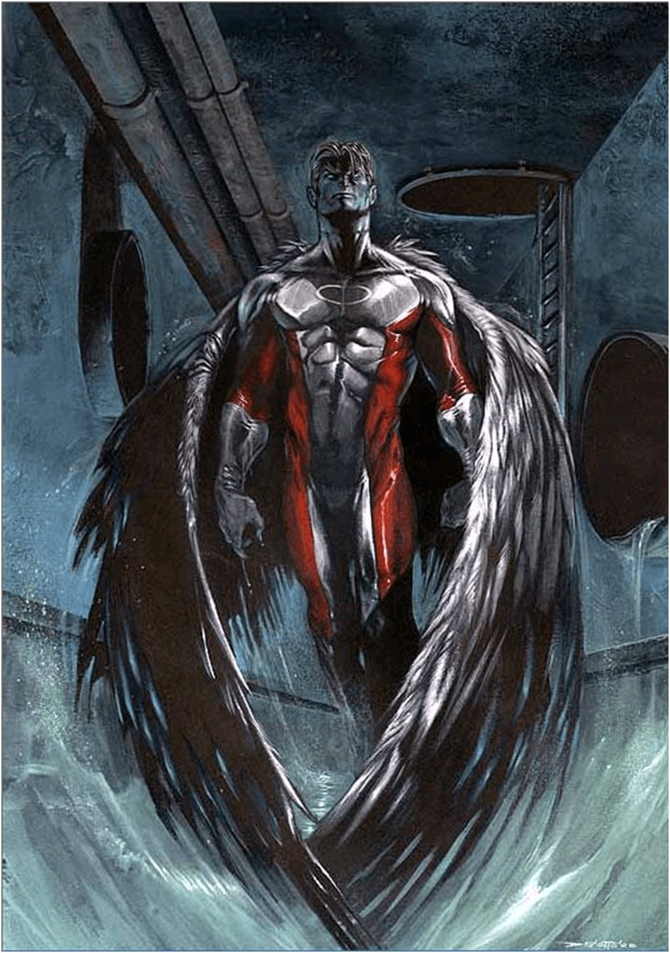 Another pic of the Xmen’s Archangel.