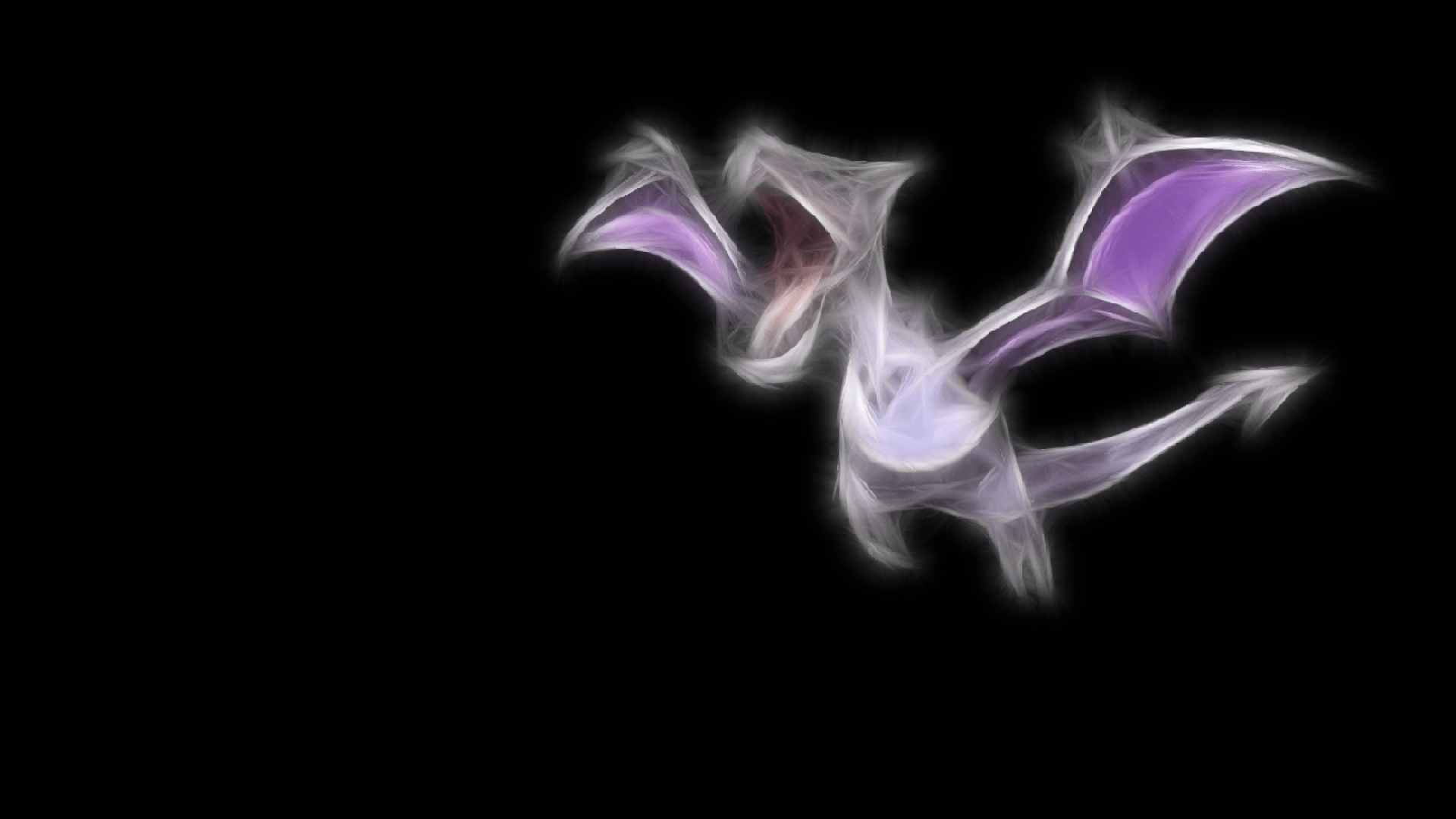 ScreenHeaven: Aerodactyl Pokemon black backgrounds dragons simple