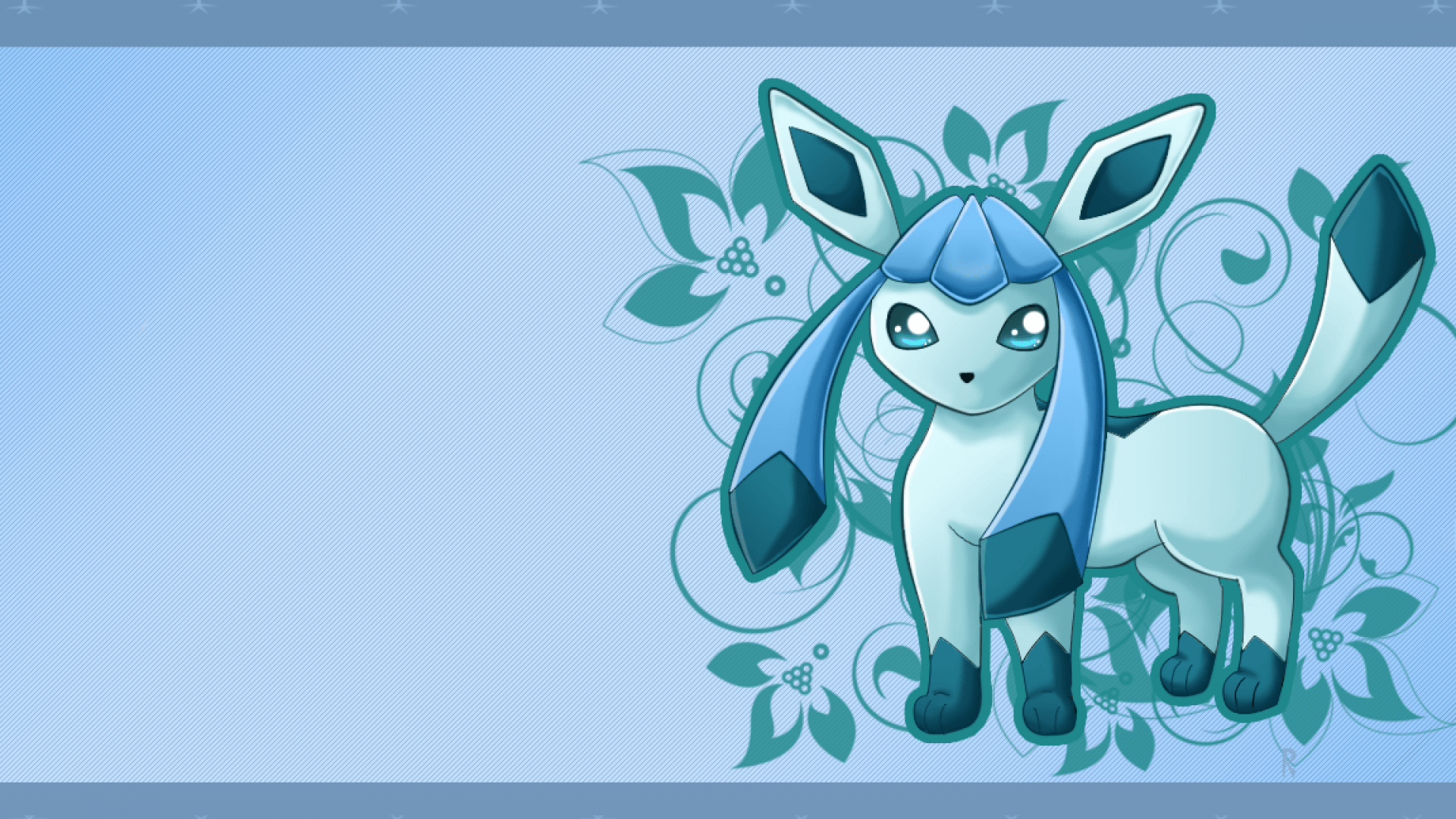 ScreenHeaven: Glaceon Pokemon desktop and mobile backgrounds