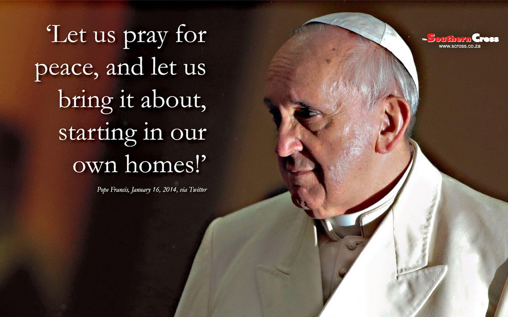 Pope Francis Quote Wallpapers