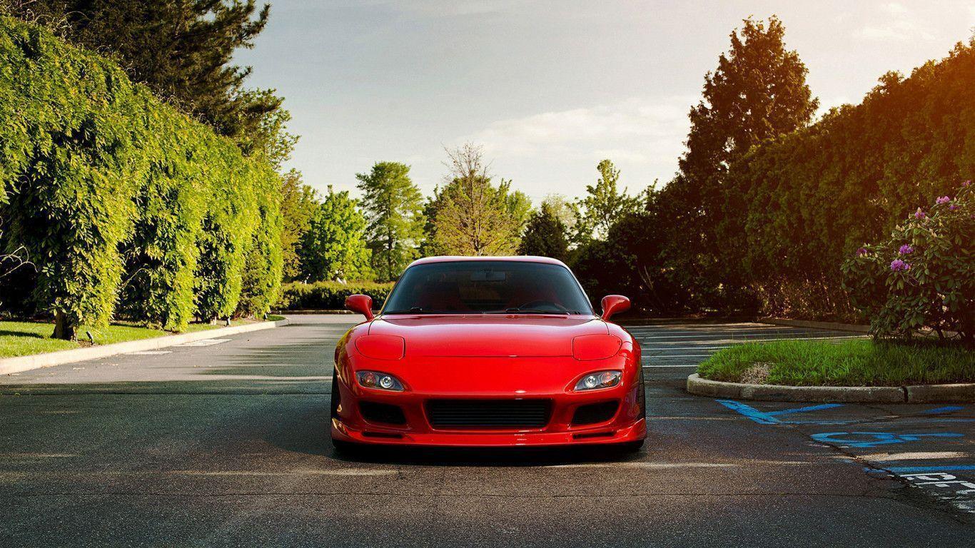 Red Mazda RX7 Wallpapers