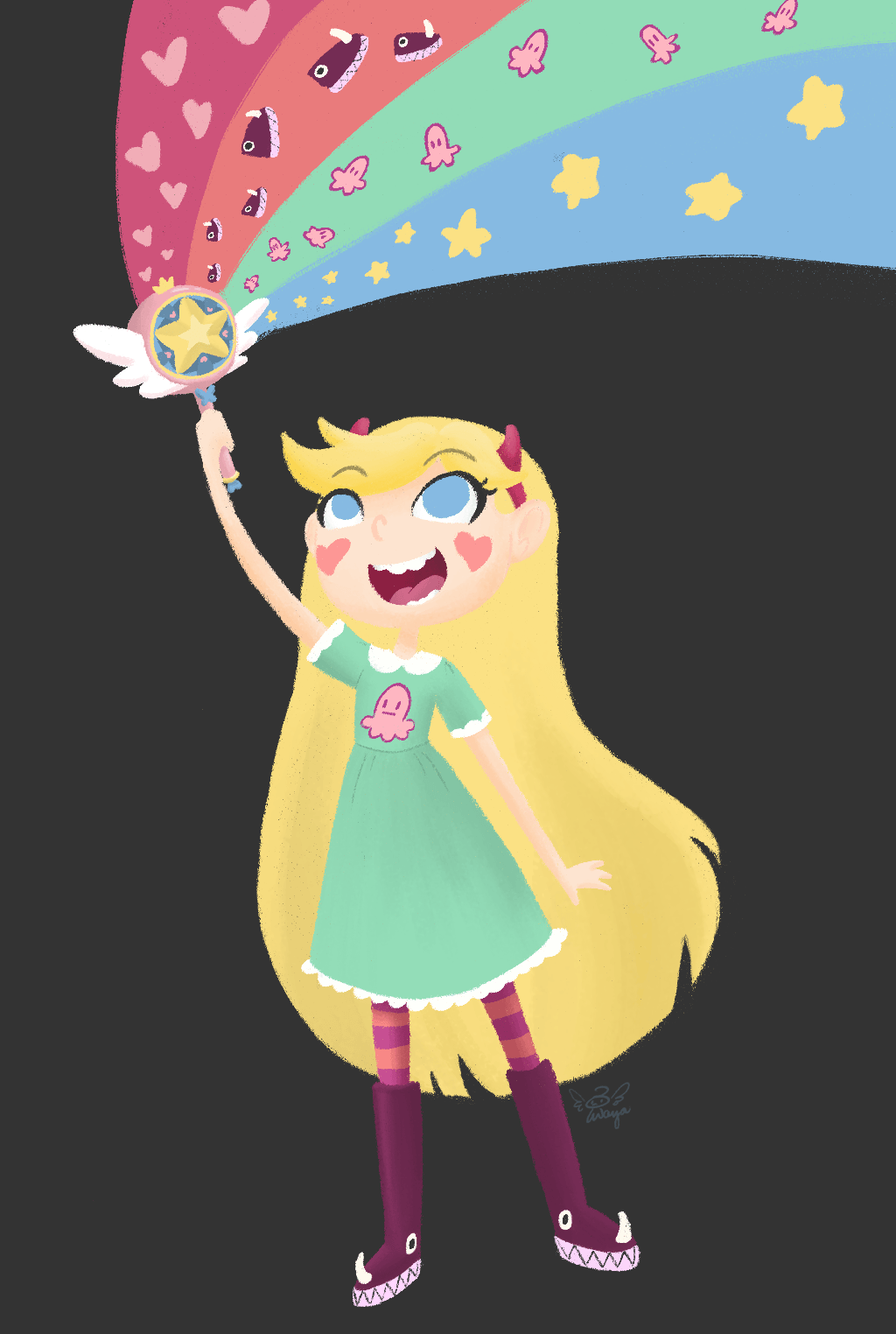 Star vs. the Forces of Evil Logo by Star