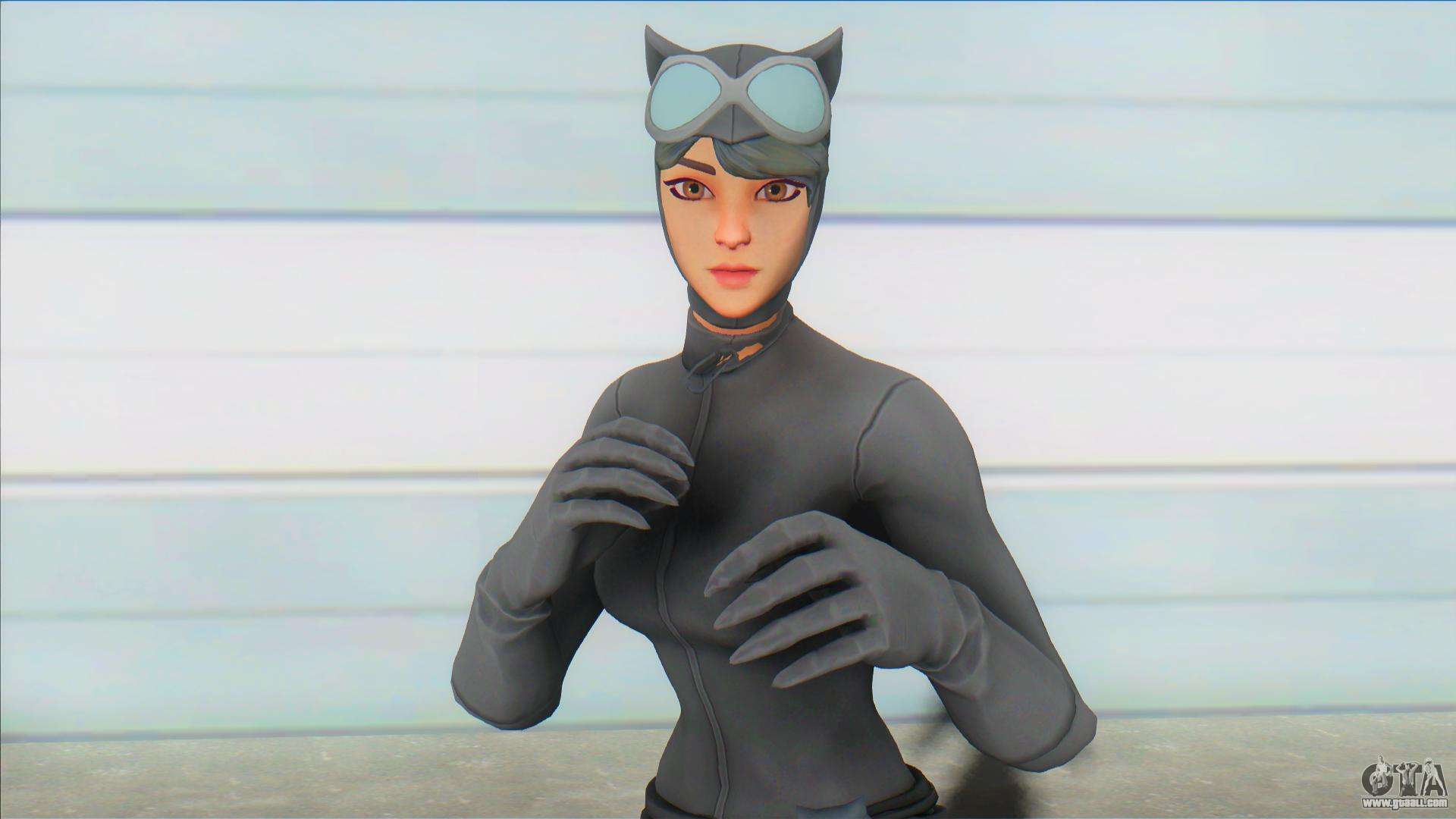 Fortnite Catwoman Comic Book Outfit SET V2 for GTA San Andreas