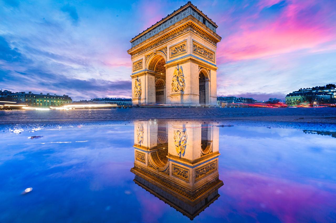 Wallpapers Paris France arc de triomphe architecture Cities