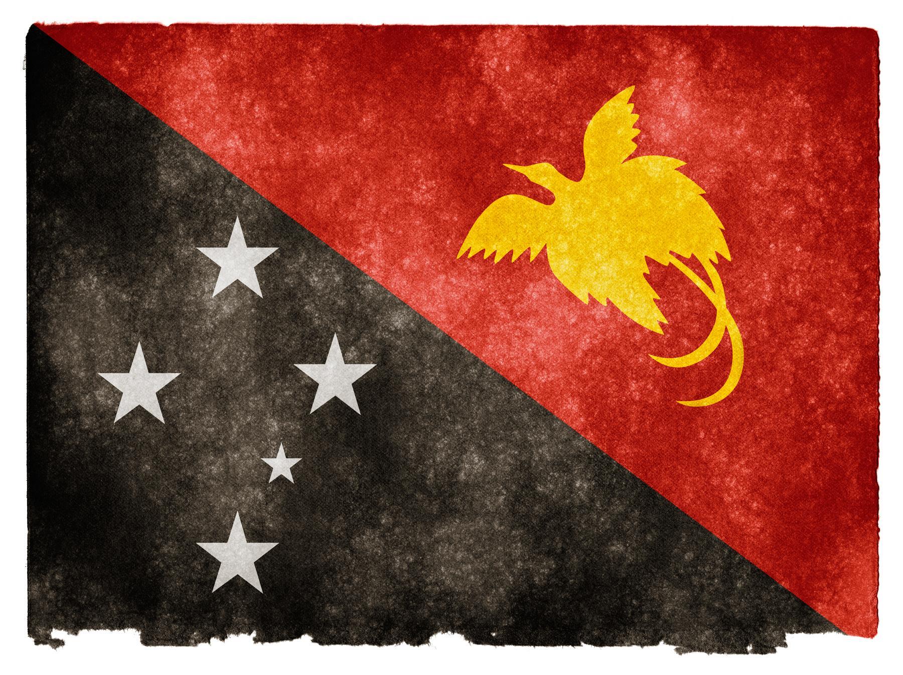 Free photo: Papua New Guinea Grunge Flag