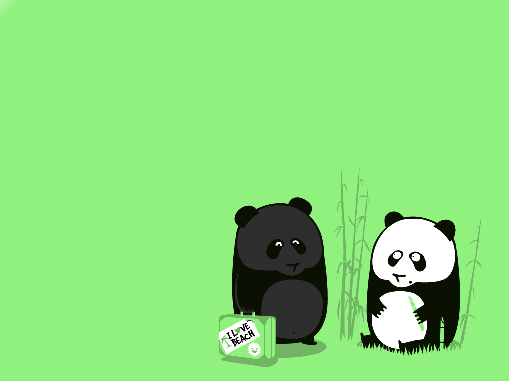 Animals For > Cute Panda Bear Cartoon Wallpapers