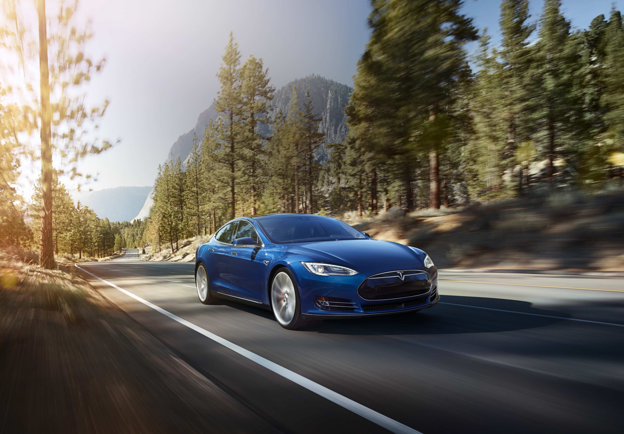 Tesla Model S Blue Wallpapers