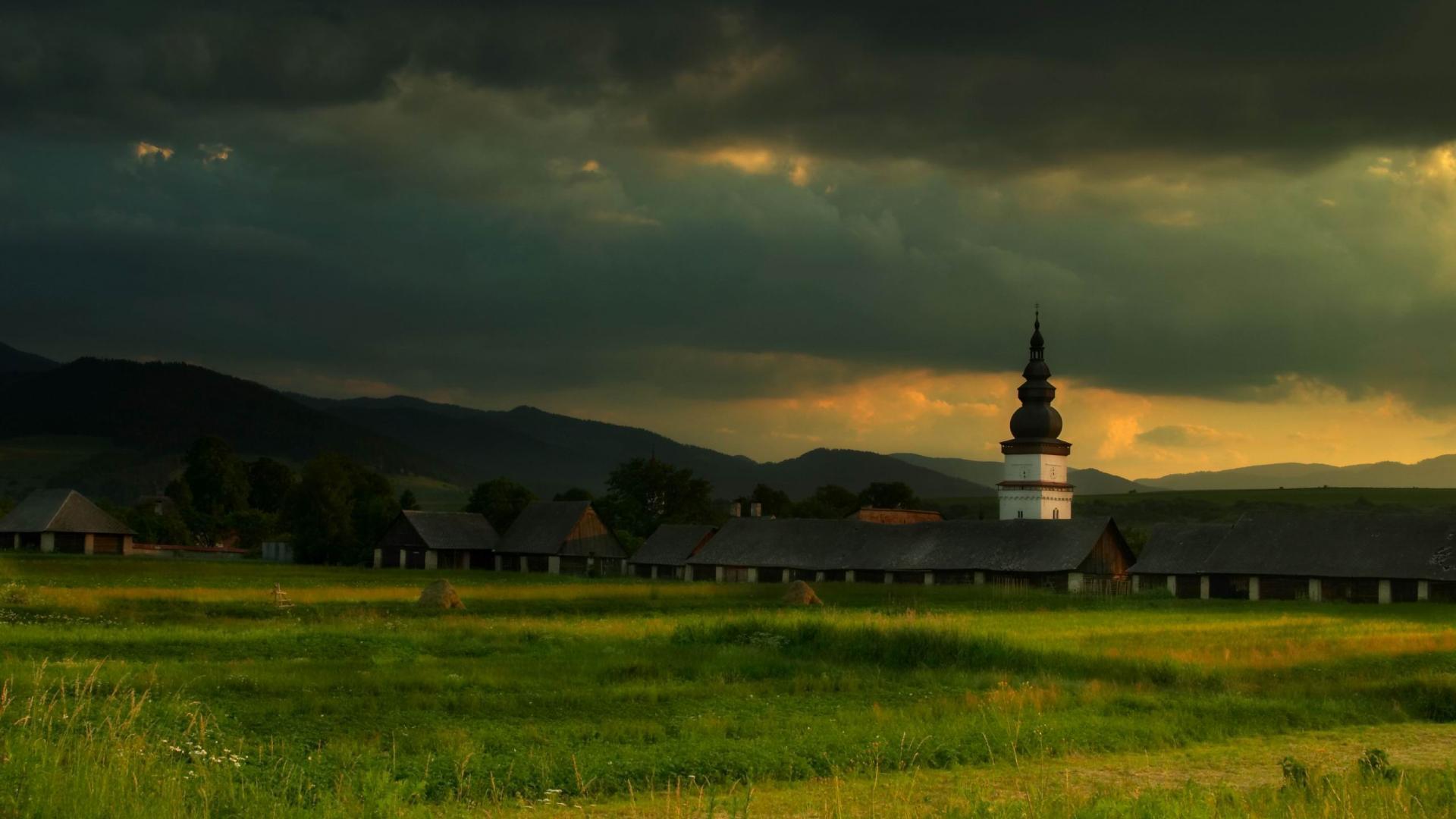 Rural Hypnotic Town Slovakia