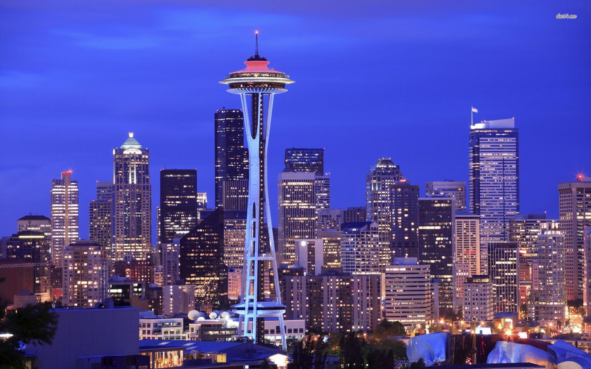 Space Needle Seattle Free Desktop City Wallpapers Wallpapers : HD