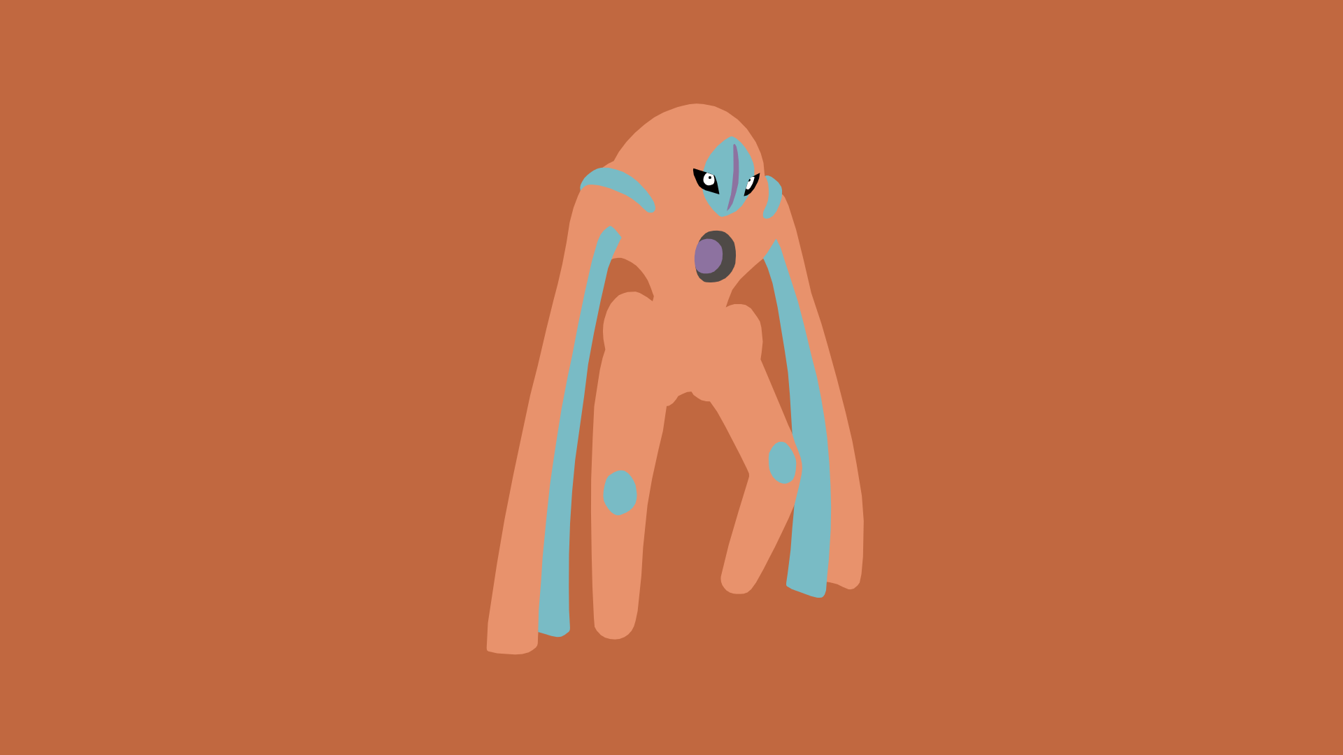 Minimalistic Wallpaper: Deoxys [Defense]